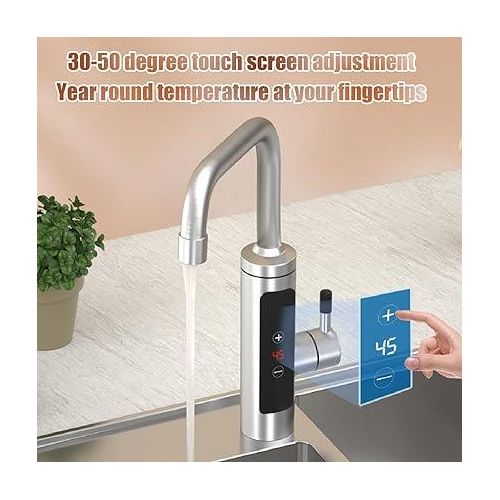 Robinet Chauffant, Anti-fuite, Anti-chaleur Sèche, Acier Inoxydable, Pour Cuisine, Robinet De Chauffage électrique Pour La Maison