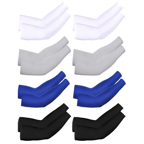 Manches de protection solaire été en nylon soie glacée, brassards fins anti-UV rafraîchissants pour femme, conduite et vélo