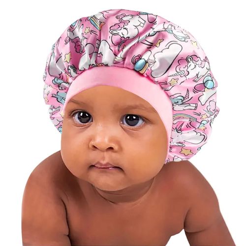 Bonnet de sommeil imprimé mignon pour bébé, bonnet doux et élastique pour nourrisson, pour un port quotidien confortable