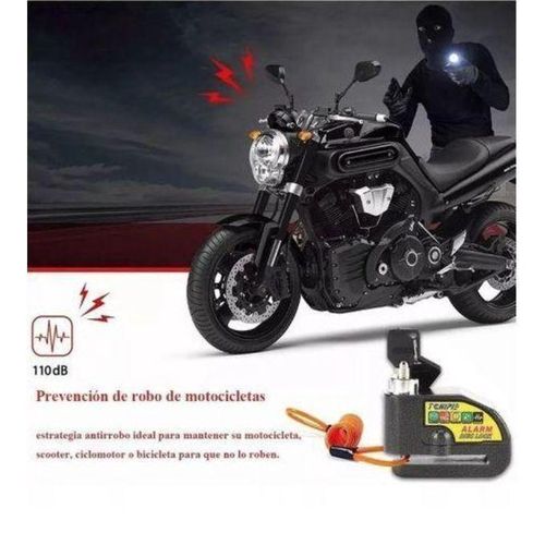 Cadenas Antivol Moto Bloque Disque Bloque Roue,Verrou De Sécurité Anti-vol Pour Moto Et Scooter, Cadenas Et Freins à Disque Pour Vélo