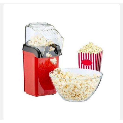Machine à Popcorn Électrique Sans Huile 1200W - Rouge