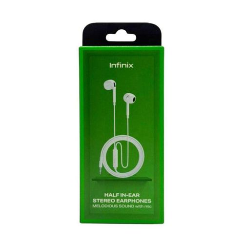Casque stéréo filaire intra-auriculaire Half XH31ET BLANC