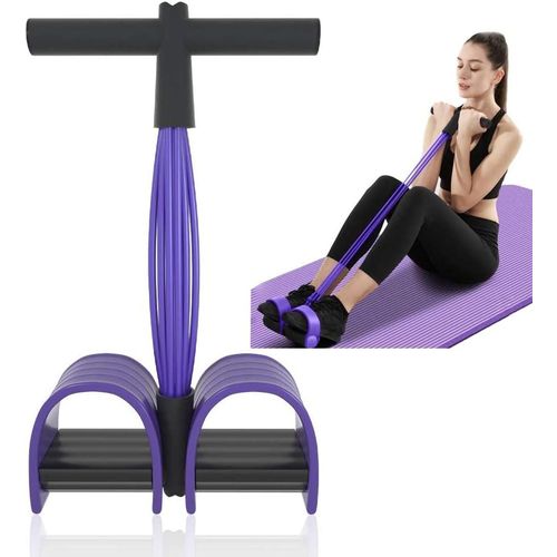 CORDE DE RESISTANCE ELASTIQUE AVEC PEDALE POUR LE FITNESS ET LA PERTE DE POIDS