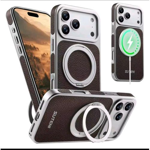 Coque iphone 17 pro marron suteni