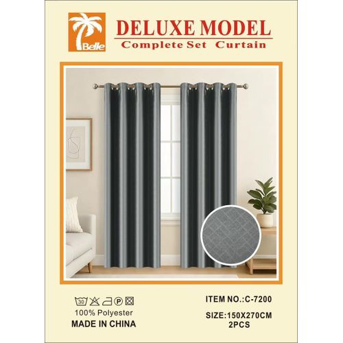 Rideaux deluxe model-ensemble de rideaux élégants 2pièces pour salon et chambre