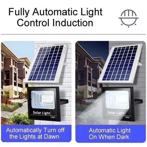 Projecteur solaire puissant exterieur, Spot led solaire telecommande, Eclairage de securite jardin ip67, Panneau solaire , Lampe exterieure crepusculaire garage, etanche pluie, Kit eclairage solaire cour maison, Projecteur solaire intelligent regulable.
