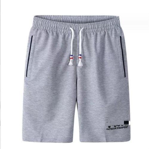 Short Homme Casual Imprimé – Coupe Confort – Cordon de Serrage – GRIS