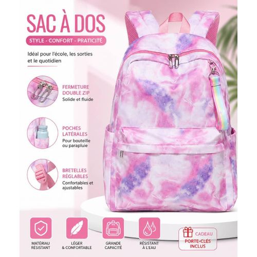 Sac à dos tendance, pratique et confortable , Rose Pastel
