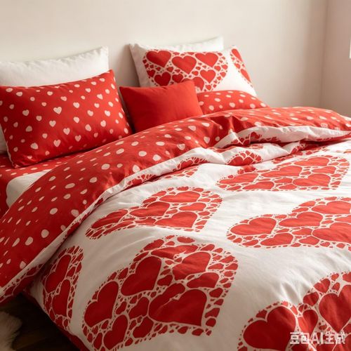 Parure Literie Lit Trois Places Lot 2 Draps 240x260cm + 2 Taies d’Oreiller 60x80cm Housse de lit imprimée confortable
