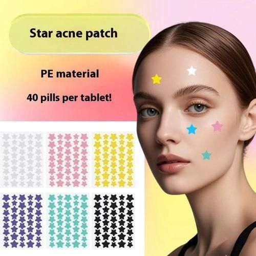 200pcs Patches d'acné étoile Patches de traitement de l'acné invisibles
