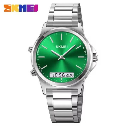 Montre Homme Numérique Nouvelle Collection SK2120 En Acier Inoxydable, Affichage Date