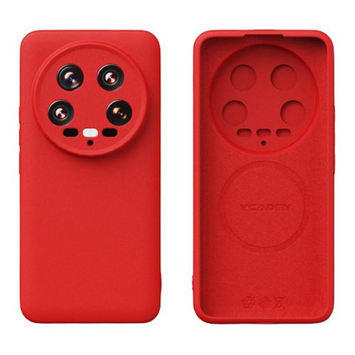 Coque Silicone Compatible pour Xiaomi 14 Ultra 6,73 - Rouge