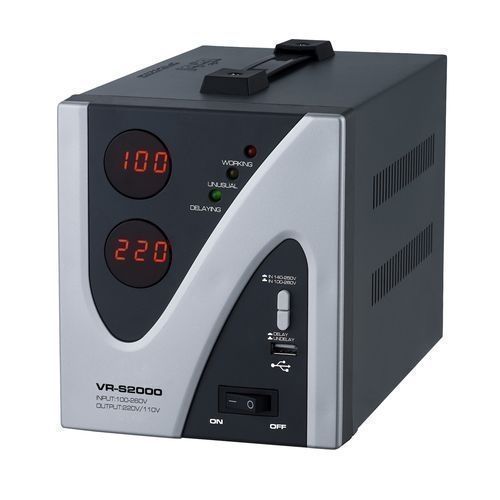 Leadder Stabilisateur Automatique De Tension Numérique - VR-S2000 - 2000 VA - Gris