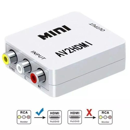 Convertisseur AV2HDMI RCA Signaux Audio Vido Composite
