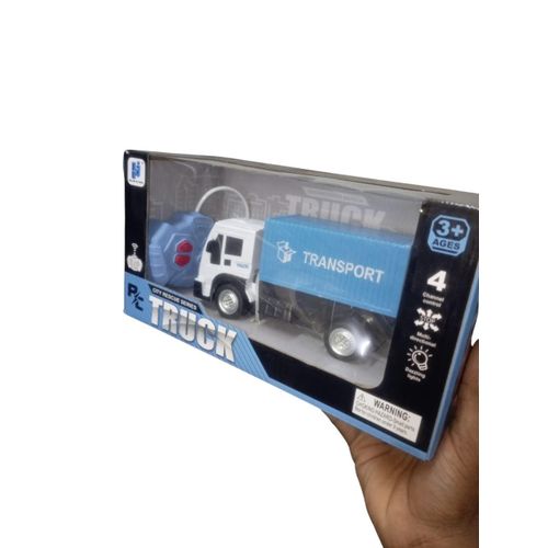 Camion de Transport Télécommandé pour Enfants – Truck RC 4 Canaux avec Lumières