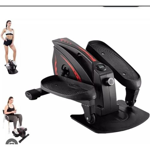 Vélo elliptique sous Le Bureau, Mini Machine elliptique avec pédale antidérapante, Moniteur d'affichage et résistance réglable, entraîneur de Fitness à Domicile et au Bureau