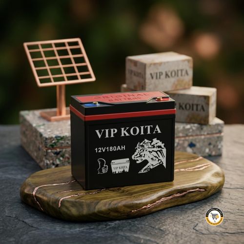 Batterie Solaire 12V 180Ah VIP KOITA – Haute Capacité & Performance pour Système Solaire & Onduleur
