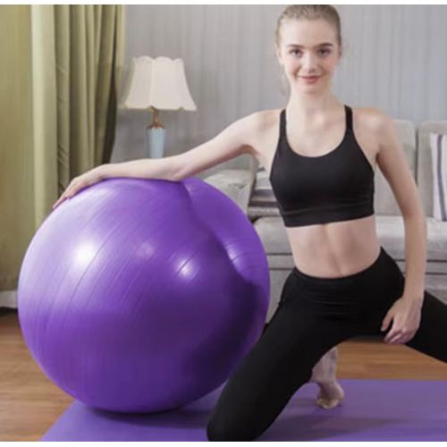 Balle de Yoga et Grossesse – Ballon d’Équilibre Suisse pour Fitness, Bureau et Maison