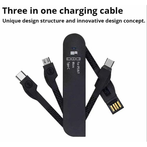 Adaptateur de Charge Type-C Multifonctionnel - Convertisseur Format Compact