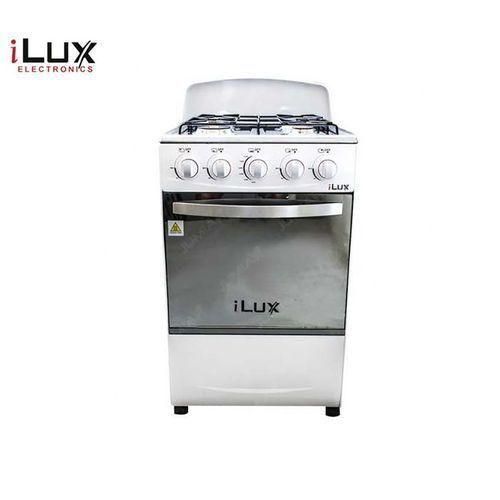 Cuisinière - Gaz 4 Feux LXG-60SB - Inox//Noir