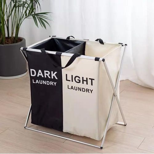 Panier à Linge Pliable Haute Capacité – Organisateur de Lessive Tri Sélectif 1 ou 2 Compartiments – Solide & Gain de Place