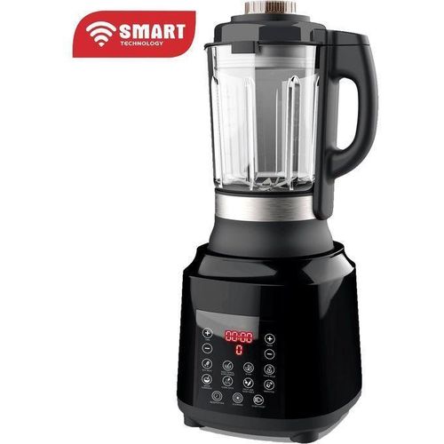 Blender Multifonctions (STPE-8030P) Avec Verre Borosilicate(Incassable)/ Résistant à L'eau / Moteur En Cuivre Pur - 800 W- 1.5L- Écran Tactile- Noir / Garantie 24 Mois.