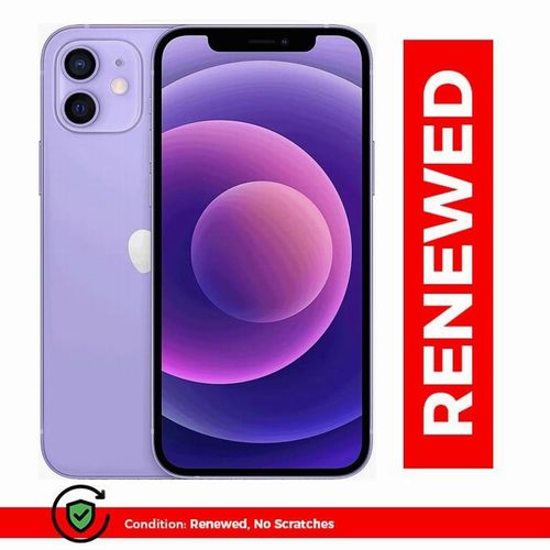 iPhone 12 128 Go 6.1 Débloqué 12MP+12MP+12MP+12MP Garantie 6 mois Violet