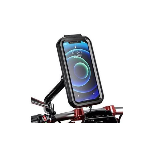 Support De Téléphone Portable Pour Vélo Et Moto, Étui Étanche De Guidon De Rétroviseur