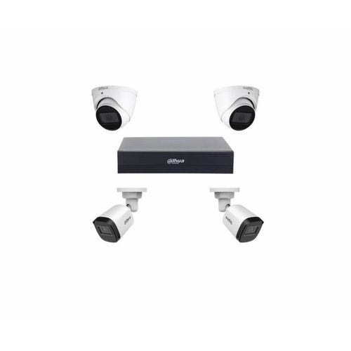 Kit Vidéosurveillance 4 Caméras 2MP + DVR 4 Canaux
