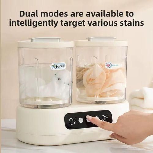 Mini Lave-Linge Portable Pliable – Machine à Laver Électrique Semi-Automatique Multifonction