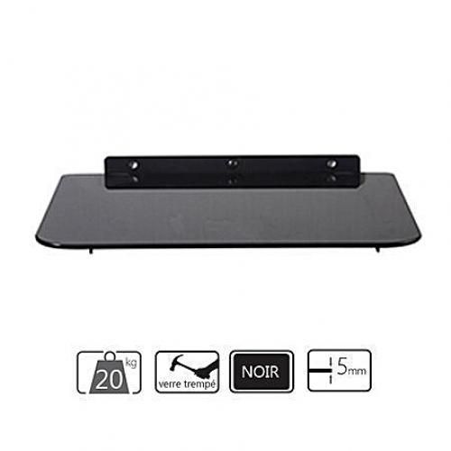 Support Mural - DVD/Décodeur - Noir