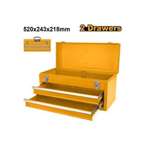 CAISSE A OUTILS PORTATIVE A 2 TIROIR HTB06