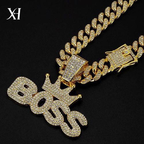 CHAINE DE LUX BLING BLING-OR