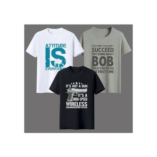 Yixin T-Shirt Manches Courtes Pour Homme 1101 - 3 Pcs