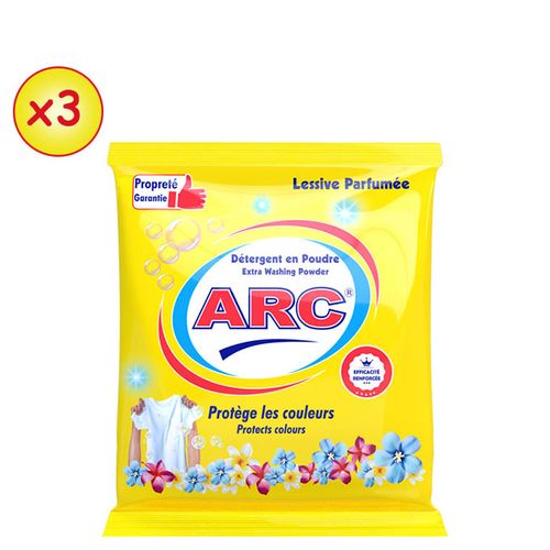 Lot de 3 Lessive - Jaune 400G