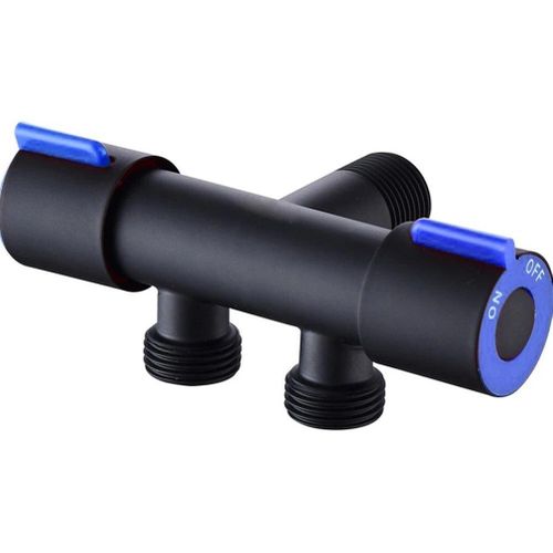 Robinet double commande en acier inoxydable, robinet pour machine à laver, robinet pour toilettes
