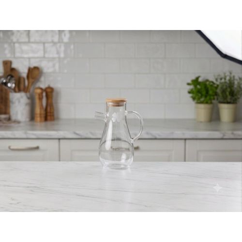 Bouteille distributeur en verre de capacité 550ml