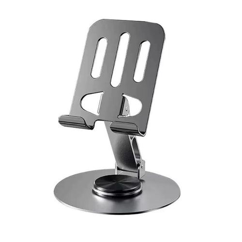 Support téléphone/tablette portable en métal pliable et rotatif