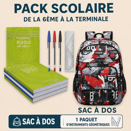 Kit Scolaire - POUR CLASSE DE LA SECONDE A LA TERMINAL- 1 Calculatrice Offert