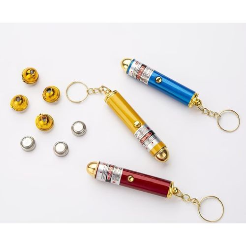 Pointeur Lumineux Porte-Clés Embouts Multi-Formes Multicolore 1 Pièce