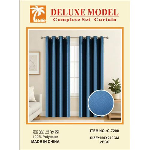 Rideaux deluxe model-ensemble de rideaux élégants 2pièces pour salon et chambre