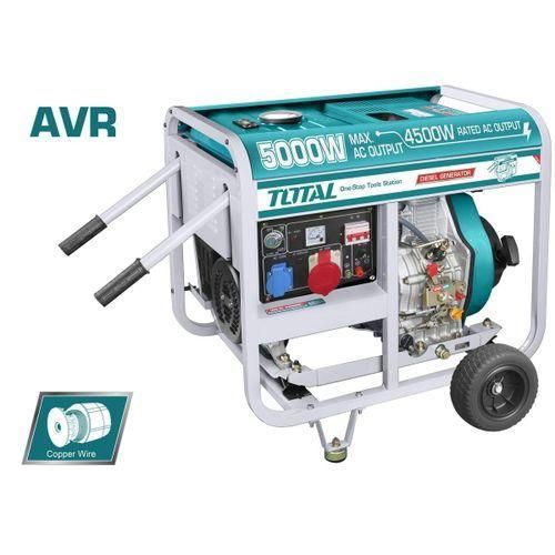 Groupe électrogène Gasoil Triphasé 5.5 KVA Avec Roue