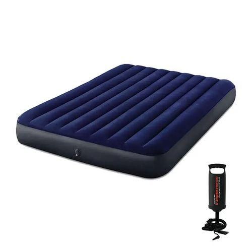 Matelas Gonflable 2 Places+Pomp