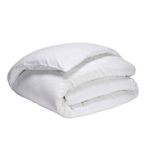 Housse de couette Adulte blanc 100% coton biologique 2 places 200×230Cm
