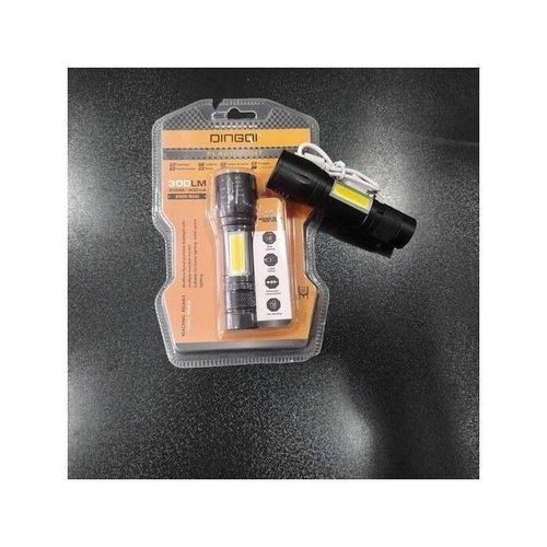 Partagez ce produit Petite lampe de poche terne, code ra03001, zoom réglable, 300 milliampères, rechargeable, excellente qualité HG