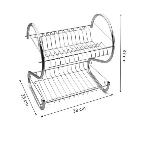 Égouttoir à vaisselle à deux niveaux