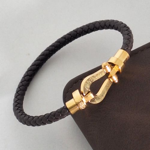 Bracelet Fred Tendance Noir Or