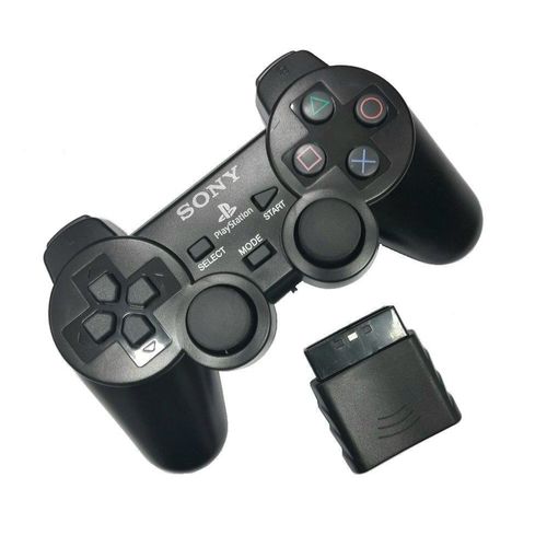 Manette PS2 sans fil- Double Shock Vibrations & Récepteur Inclus