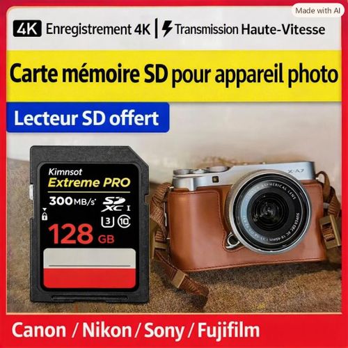 Carte Mémoire SDXC Extreme PRO 128 Go UHS-I U3 V30 Class 10 – 200 Mo/s