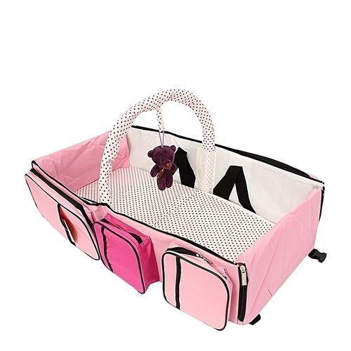 Lit Bébé Bassinet Et Sac à Coucher Premium - Rose
